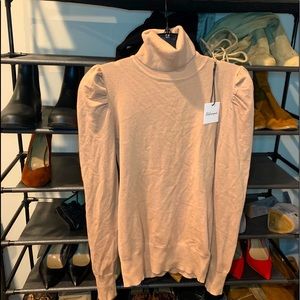 Puff Sleeve Turtleneck